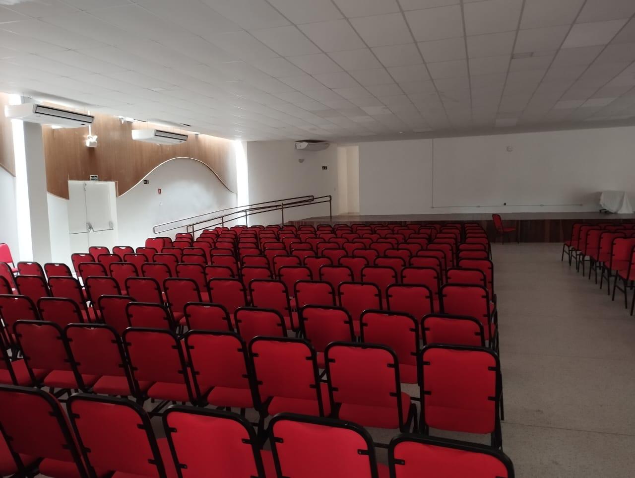 One of the halls can accommodate up to 500 people.